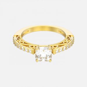 Veronece 18K Clad 10″ Diamond Cut Anklet #2
